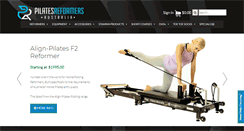 Desktop Screenshot of pilatesreformersaustralia.com