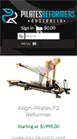 Mobile Screenshot of pilatesreformersaustralia.com